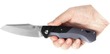 Kansept Knives Weim Framelock Blue Titanium & CF Folding S35VN Knife 1051A2