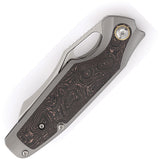 Kansept Knives Tuckamore Titanium & Copper CF Folding CPM-20CV Knife 1052A2