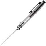 Kansept Knives Baku Linerlock Gray Titanium Folding S35VN Pocket Knife 1056A3