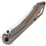 Kansept Knives Colibri Tech Framelock Bronze Titanium Folding S35VN Knife 1060A2