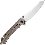 Kansept Knives Colibri Tech Framelock Bronze Titanium Folding S35VN Knife 1060A2