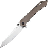 Kansept Knives Colibri Tech Framelock Bronze Titanium Folding S35VN Knife 1060A2