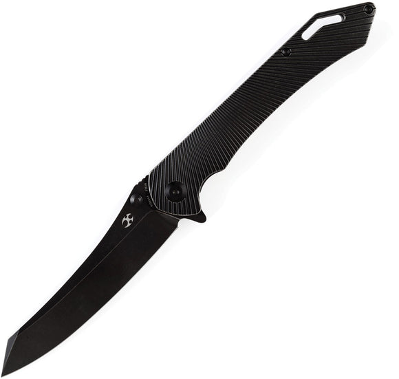Kansept Knives Colibri Tech Framelock Black Titanium Folding S35VN Knife 1060A4