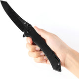 Kansept Knives Colibri Tech Framelock Black Titanium Folding S35VN Knife 1060A4