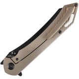 Kansept Knives Colibri Tech Framelock Bronze Titanium Folding S35VN Knife 1060A5