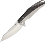 Reate Knives K1 Framelock Stonewash Titanium Handle Folding Blade Knife