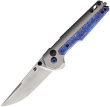 Kansept Knives EDC Tac Pocket Knife Button Lock Timascus Folding S35VN 2009A8