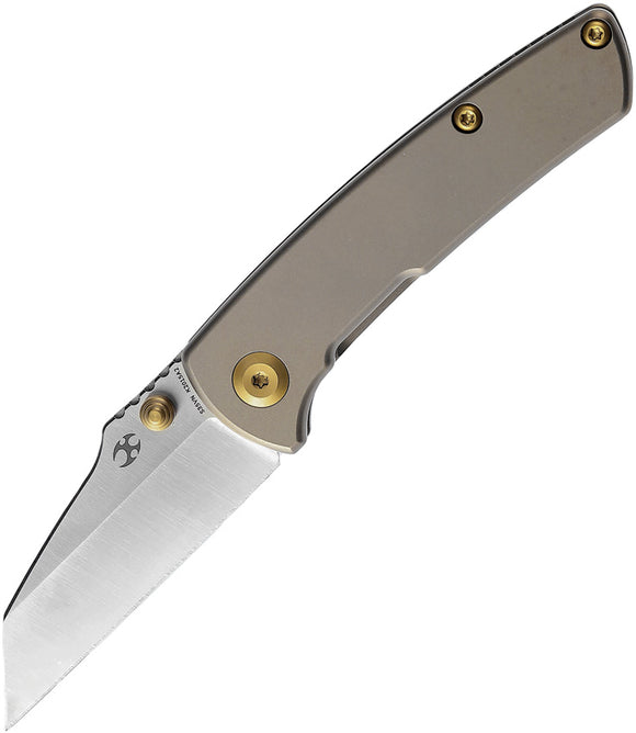 Kansept Knives Little Main Street Bronze Titanium Folding CPM-S35VN Knife 2015A2