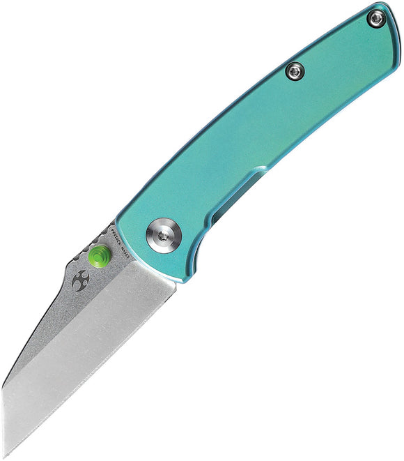 Kansept Knives Little Main Street Green Titanium Folding CPM-S35VN Knife 2015A4