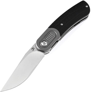 Kansept Knives Reverie Framelock Black G10 Folding S35VN Stainless Knife 2025A1