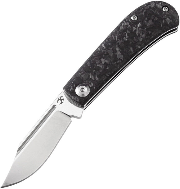 Kansept Knives Bevy Slip Joint Carbon Fiber Folding S35VN Stainless Knife 2026S1