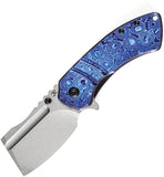 Kansept Knives M+ Korvid Linerlock Timascus Folding S35VN Pocket Knife 2030C1