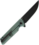 Kansept Knives Anomaly Framelock Green Titanium Folding S35VN Knife 2038A4