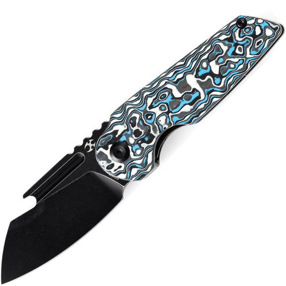 Kansept Knives Rafe Linerlock Carbon Fiber Folding S35VN Pocket Knife 2048A6