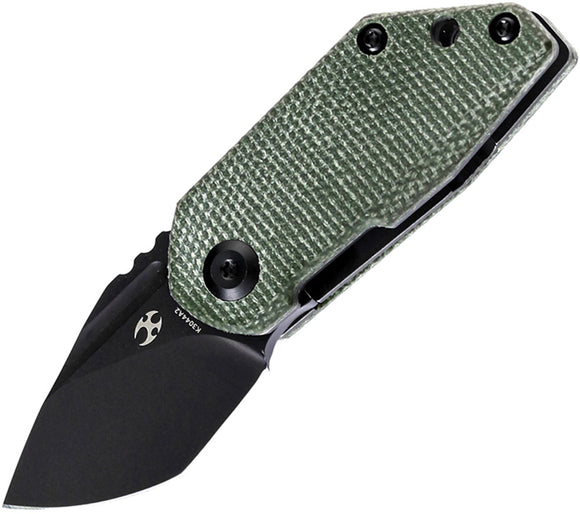 Kansept Knives RIO Pocket Knife Green Micarta Folding Bohler M390 Blade 3044A2