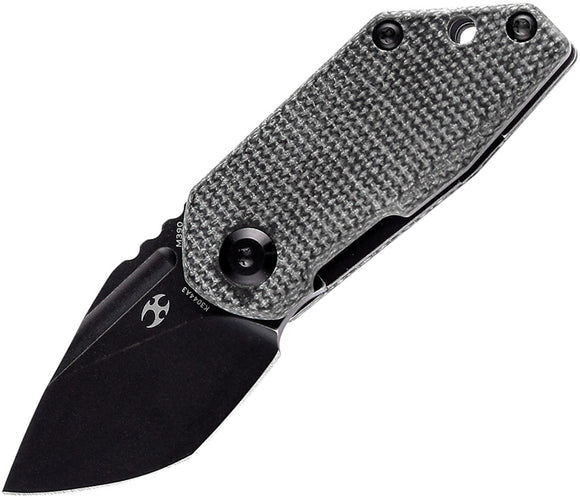 Kansept Knives RIO Pocket Knife Black Micarta Folding Bohler M390 Blade 3044A3