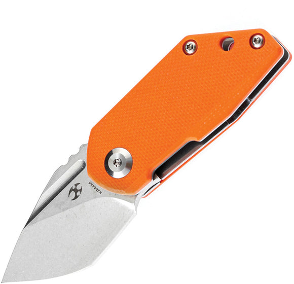 Kansept Knives RIO Pocket Knife Linerlock Orange G10 Folding Bohler M390 3044A4