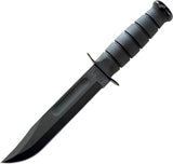 Ka-Bar USA Fighting Knife 1095 Carbon Steel Black 12" Fixed Blade 1213