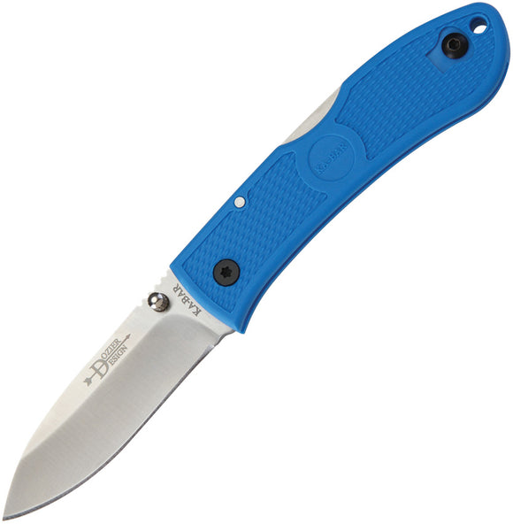 Ka-Bar Hunter Lockback Blue Folding Pocket Knife 4062rd