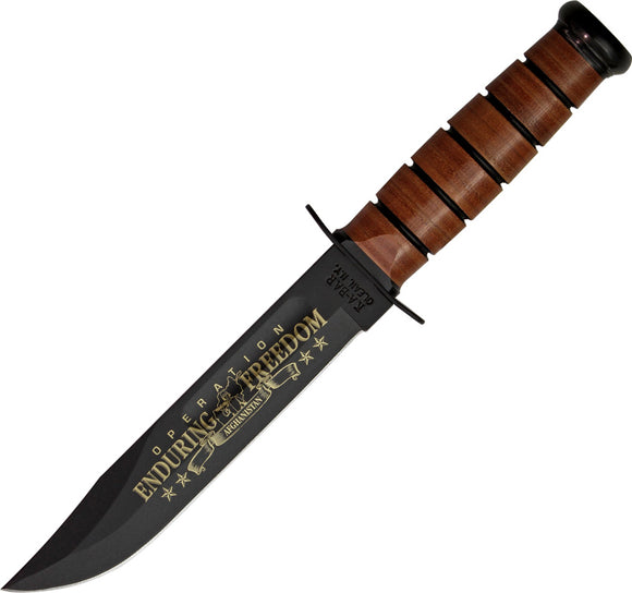 Ka-Bar US Army OEF Afghanistan Fixed Blade Knife + Sheath 9168