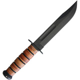 Ka-Bar 120th Anniversary US Army 1095 Carbon Steel Black Fixed Blade Knife 9190