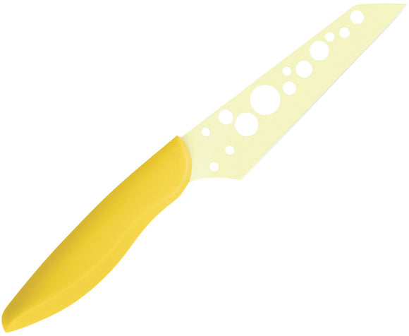 Kai USA Komachi 2 Series Cheese Yellow Stainless Steel Fixed Blade Knife 5073