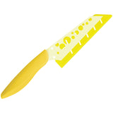 Kai USA Komachi 2 Series Cheese Yellow Stainless Steel Fixed Blade Knife 5073