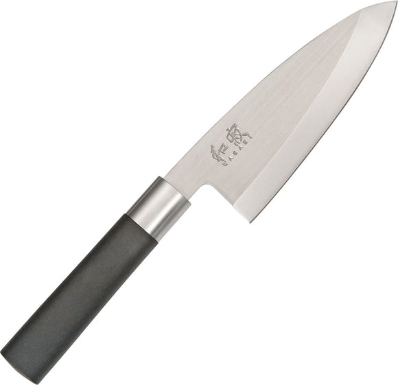 Kai USA Deba Gray Polypropylene Stainless Steel Fixed Blade Knife 6715D