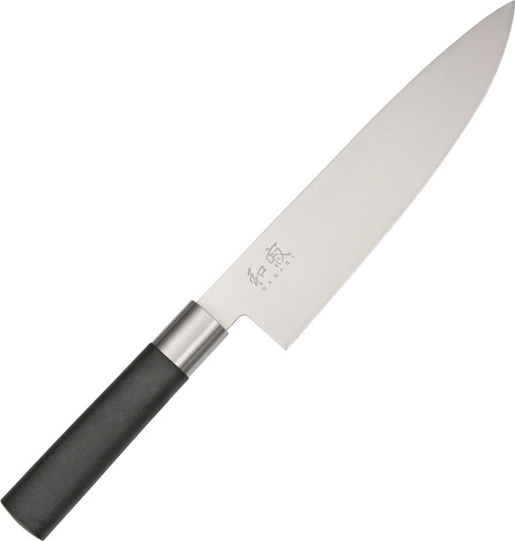 Kai USA Chef's Smooth Gray Polypropylene Stainless Steel Fixed Blade Knife 6720C