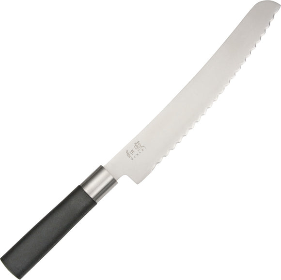Kai USA Bread Smooth Gray Polypropylene Stainless Steel Fixed Blade Knife 6723B