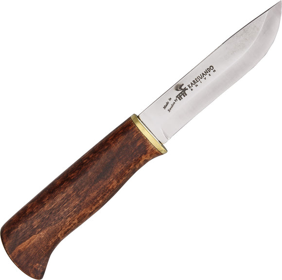 Karesuando Kniven Fox Special Stainless 12C27 Steel Birch Handle Knife 3515