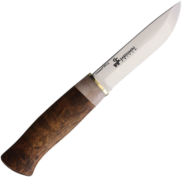 Karesuando Kniven Sami Kebne Hunter Brown Birch RWL-34 Fixed Blade Knife 359002