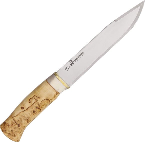 Karesuando Kniven Large Hunter Stainless 12C27 Steel Reindeer & Birch Knife 3620