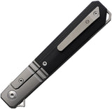 KARBON Flatline Framelock Black Titanium & G10 Folding Pocket Knife 112