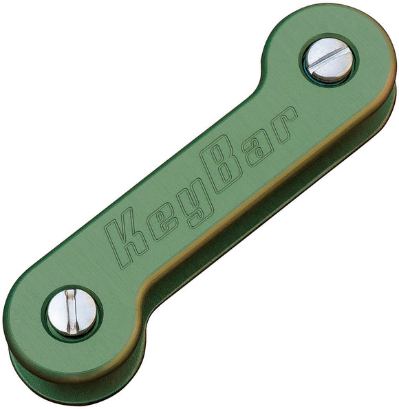 KeyBar Green Aluminum Handle Holds 12 Keys 241