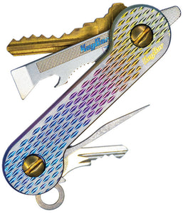 KeyBar KeyBar Titanium Scales Car & House Key Holding Multitool 256