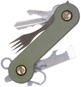 KeyBar KeyBar G10 Green Car & House Key Holding Multitool 259