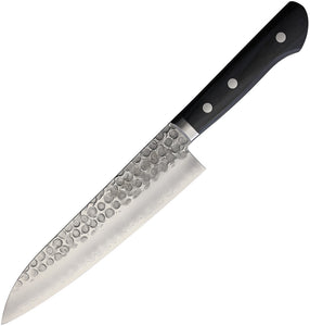 Kanetsune Kengata Utility Black Plywood Stainless Steel Fixed Blade Knife C945