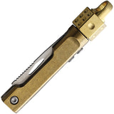 Ketuo Dice EDC Mini Brass Folding Stainless Steel Pocket Knife M001