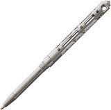 Ketuo Compact Hollow Out Smooth Gray Titanium Pen M005