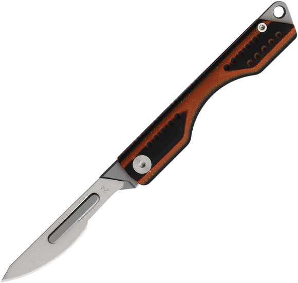 Ketuo Mini Black & Orange G10 Folding Stainless Steel Pocket Knife M006