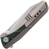 Ketuo Telson Framelock Gray Titanium Folding Bohler M390 Pocket Knife M012