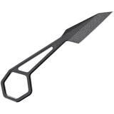 Kansept Knives Hex Fixed Blade Neck Knife Dark Gray Sandvik 14C28N Steel 0001A2