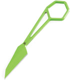 Kansept Knives Hex Light Green Sandvik 14C28N Fixed Blade Knife w/ Sheath 0001A3