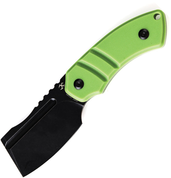 Kansept Knives Korvid S Grass Green G10 14C28N Fixed Blade Knife G2030A3