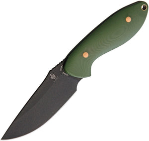 Kizer Cutlery Sequoia Green 1095hc Fixed blade Knife 1022a2