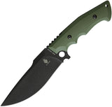 KIZER 12" Salient Koens E613 OD Green G10 1095 Carbon Fixed Blade Knife 1023A2