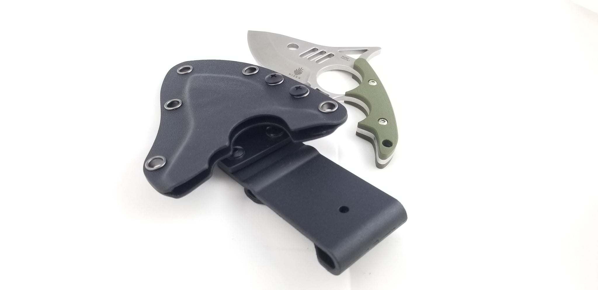 Kizer Cutlery The Shark Tooth Black Carbon Fiber N690 Fixed Blade Knif –  Atlantic Knife Company