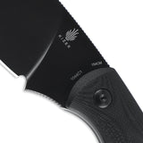 Kizer Cutlery Baby Black G10 154CM Drop Point Fixed Blade Knife w/ Sheath 1044C1
