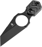 Kizer Cutlery Variable Carbon Fiber 154CM Wharncliffe Fixed Blade Knife 1052A2